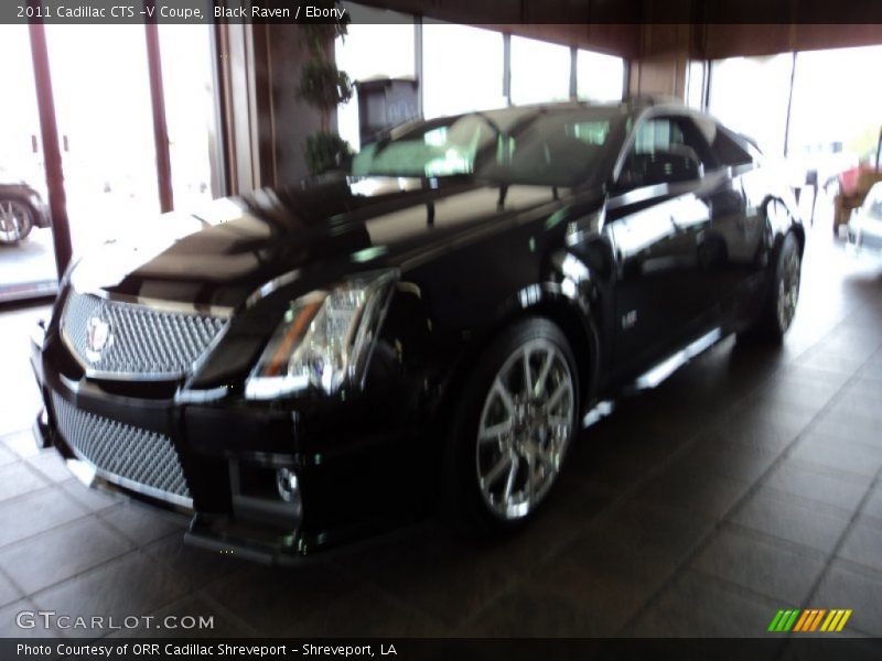 Black Raven / Ebony 2011 Cadillac CTS -V Coupe