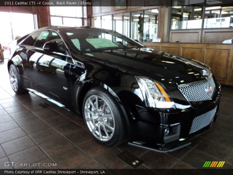 Black Raven / Ebony 2011 Cadillac CTS -V Coupe