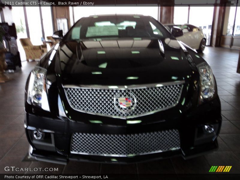 Black Raven / Ebony 2011 Cadillac CTS -V Coupe
