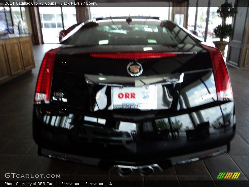 Black Raven / Ebony 2011 Cadillac CTS -V Coupe