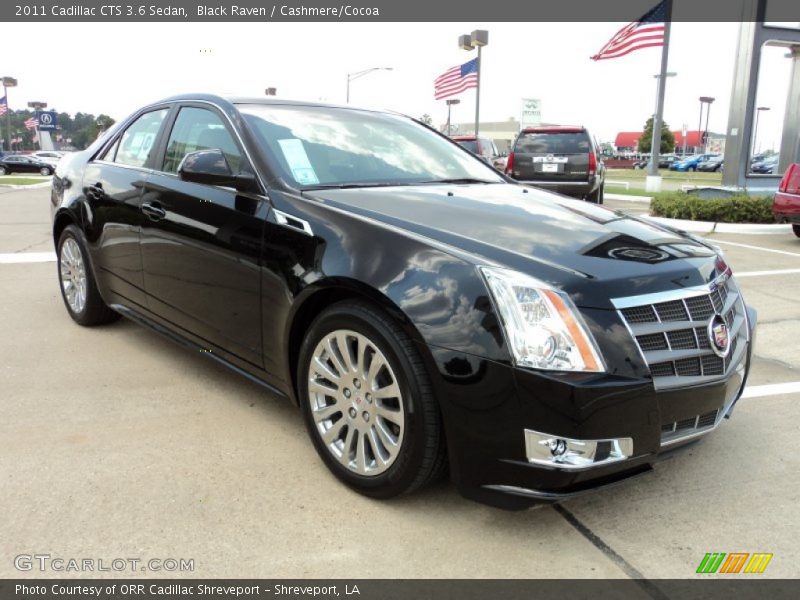 Black Raven / Cashmere/Cocoa 2011 Cadillac CTS 3.6 Sedan