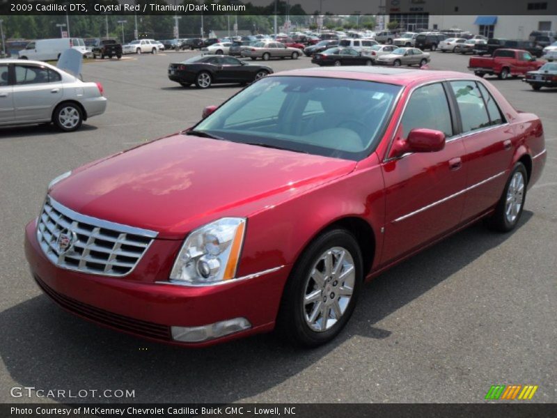 Crystal Red / Titanium/Dark Titanium 2009 Cadillac DTS