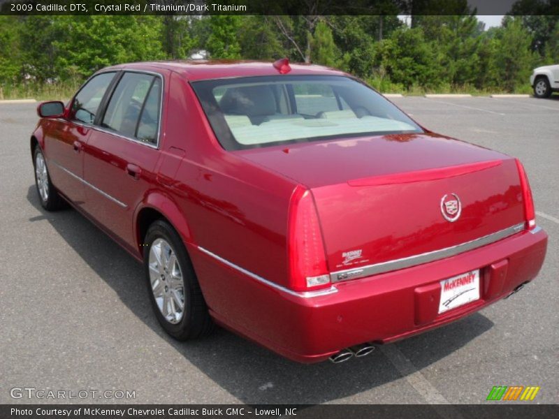Crystal Red / Titanium/Dark Titanium 2009 Cadillac DTS