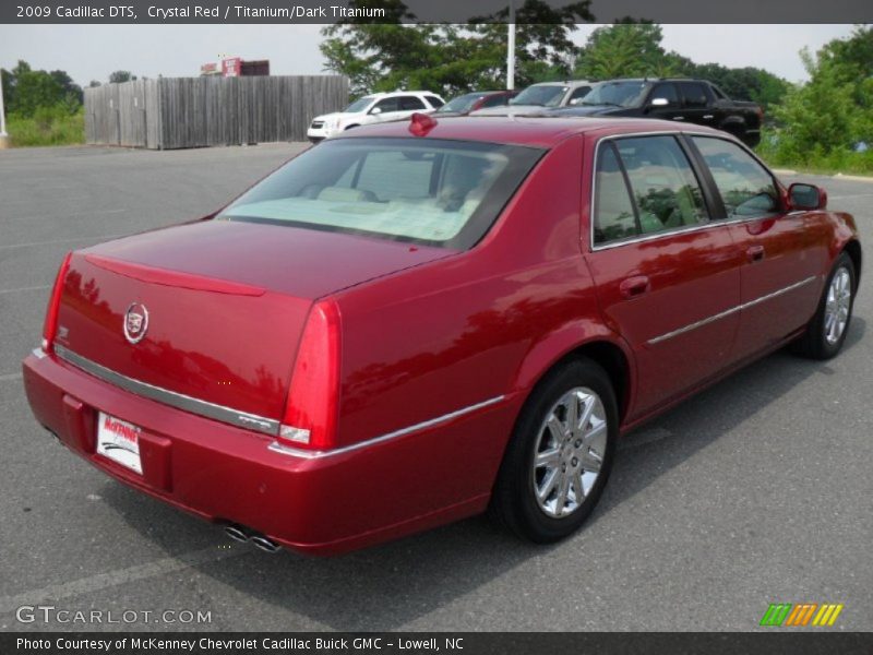Crystal Red / Titanium/Dark Titanium 2009 Cadillac DTS
