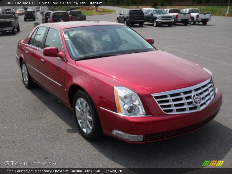 Crystal Red / Titanium/Dark Titanium 2009 Cadillac DTS