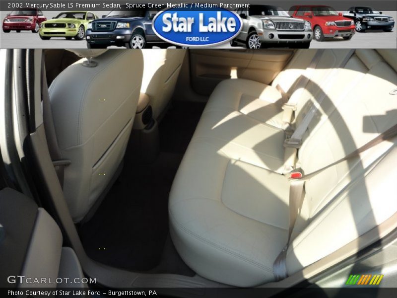 Spruce Green Metallic / Medium Parchment 2002 Mercury Sable LS Premium Sedan