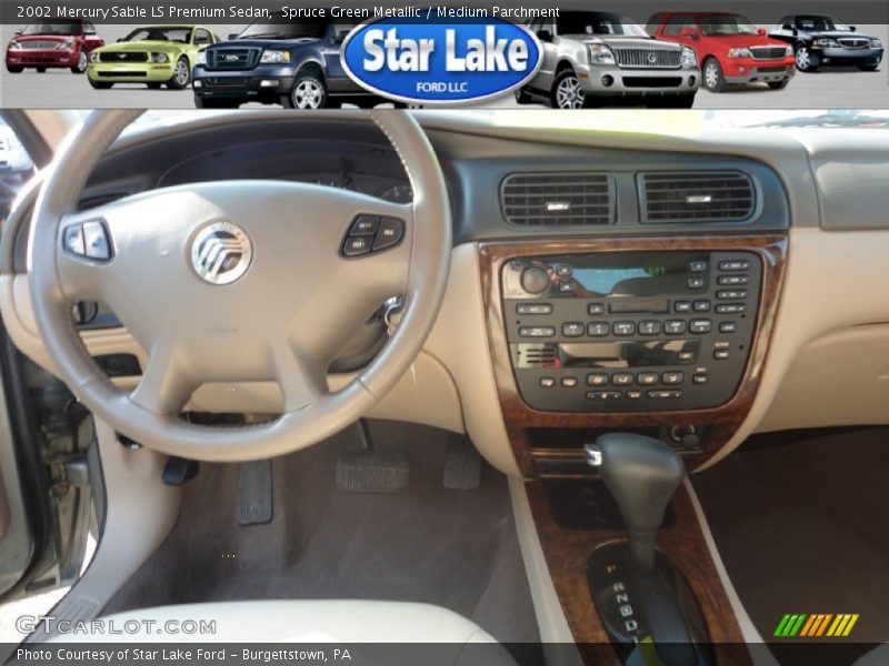 Spruce Green Metallic / Medium Parchment 2002 Mercury Sable LS Premium Sedan