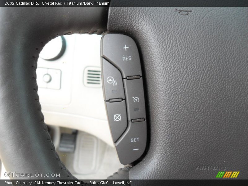 Crystal Red / Titanium/Dark Titanium 2009 Cadillac DTS
