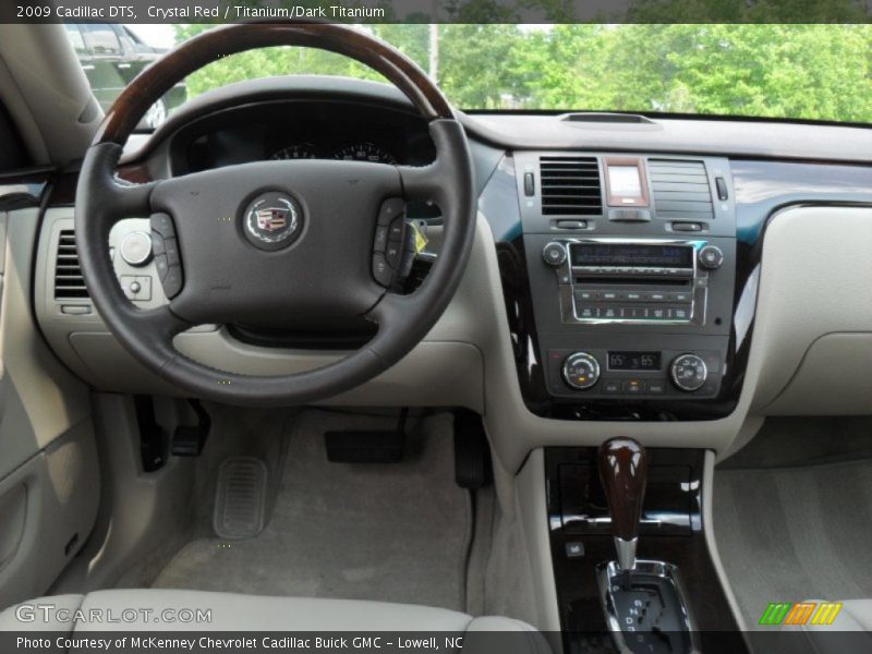 Crystal Red / Titanium/Dark Titanium 2009 Cadillac DTS