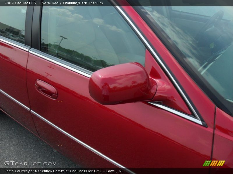 Crystal Red / Titanium/Dark Titanium 2009 Cadillac DTS