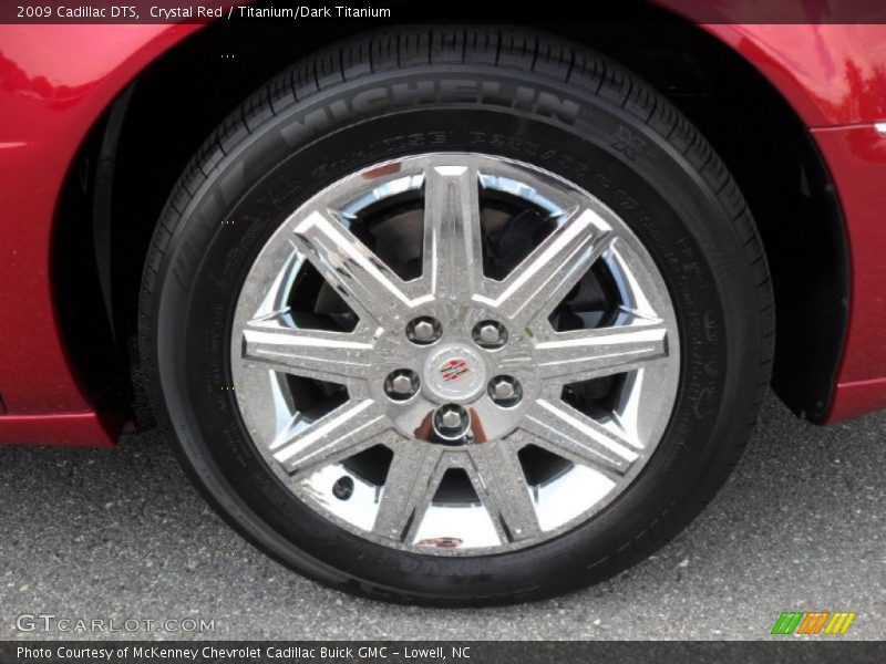 Crystal Red / Titanium/Dark Titanium 2009 Cadillac DTS