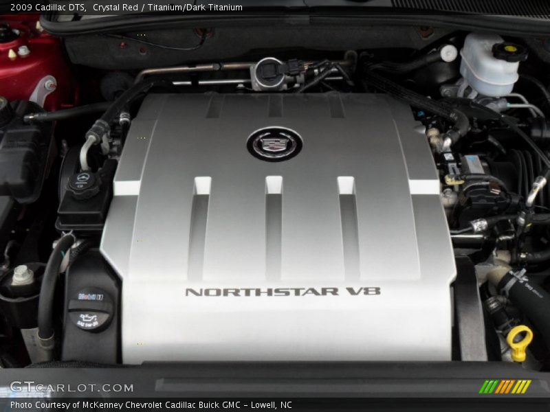 Crystal Red / Titanium/Dark Titanium 2009 Cadillac DTS