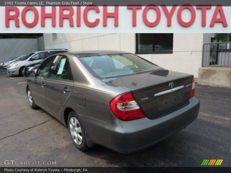 Phantom Gray Pearl / Stone 2002 Toyota Camry LE