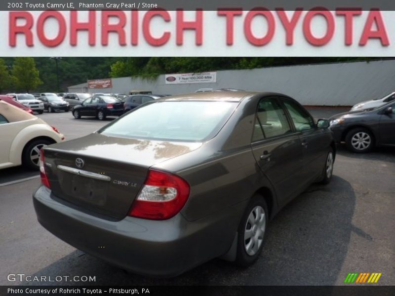 Phantom Gray Pearl / Stone 2002 Toyota Camry LE