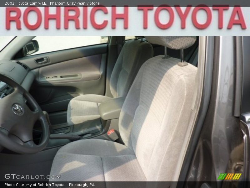 Phantom Gray Pearl / Stone 2002 Toyota Camry LE