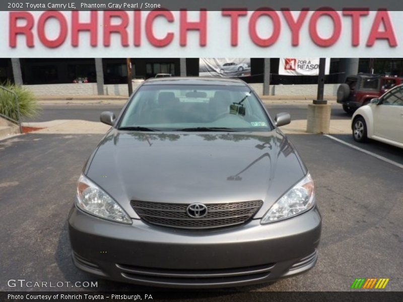 Phantom Gray Pearl / Stone 2002 Toyota Camry LE