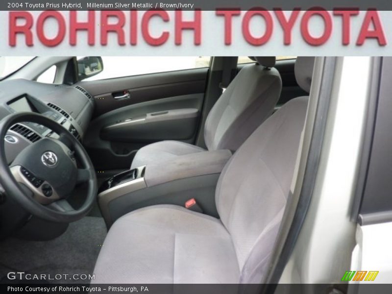 Millenium Silver Metallic / Brown/Ivory 2004 Toyota Prius Hybrid