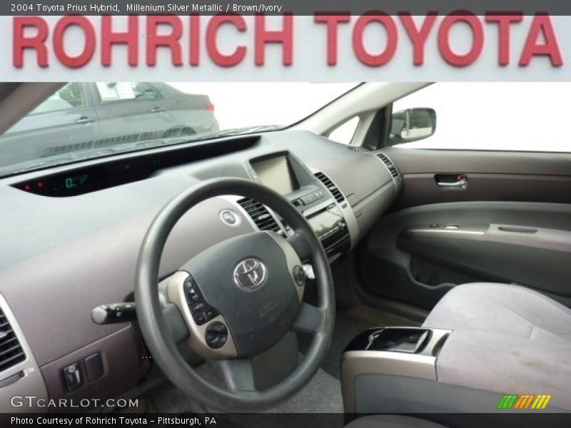 Millenium Silver Metallic / Brown/Ivory 2004 Toyota Prius Hybrid