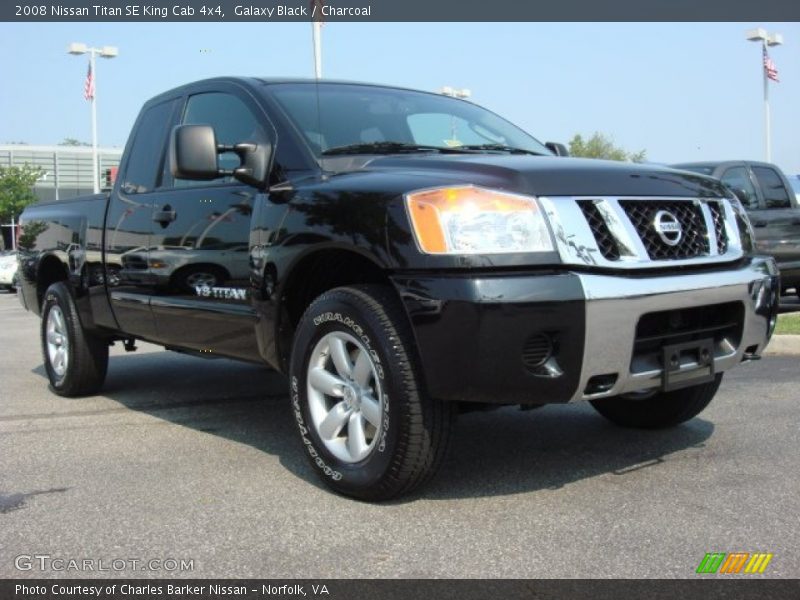 Galaxy Black / Charcoal 2008 Nissan Titan SE King Cab 4x4
