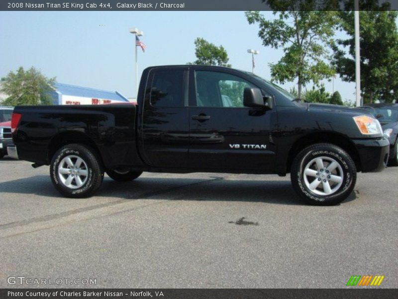Galaxy Black / Charcoal 2008 Nissan Titan SE King Cab 4x4