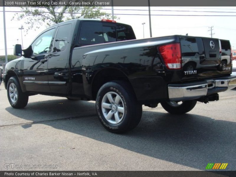 Galaxy Black / Charcoal 2008 Nissan Titan SE King Cab 4x4