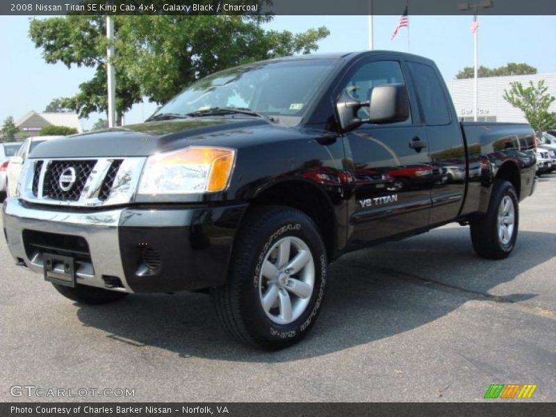 Galaxy Black / Charcoal 2008 Nissan Titan SE King Cab 4x4