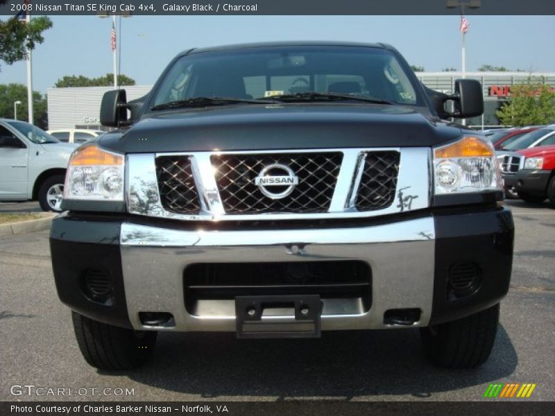 Galaxy Black / Charcoal 2008 Nissan Titan SE King Cab 4x4