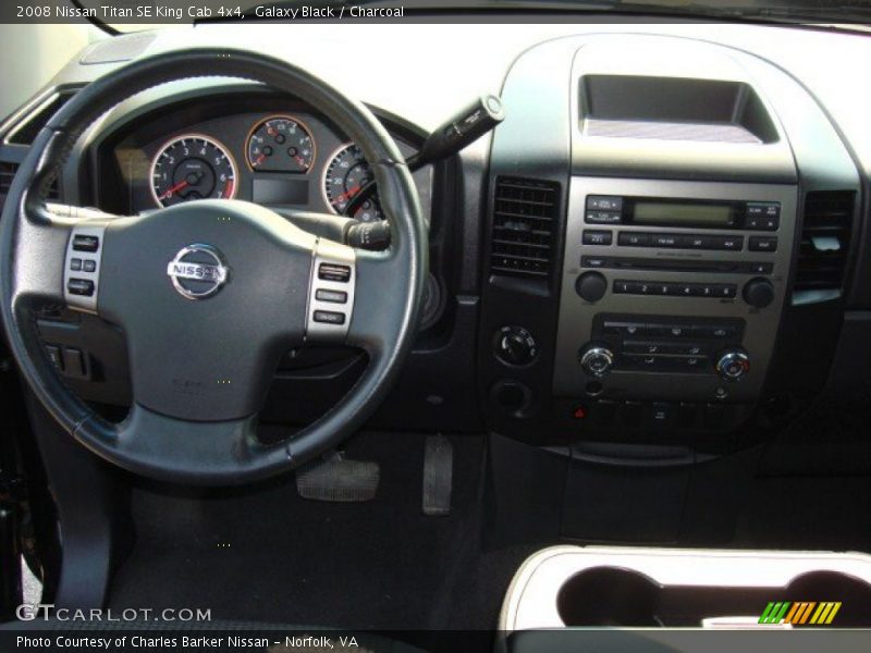 Galaxy Black / Charcoal 2008 Nissan Titan SE King Cab 4x4