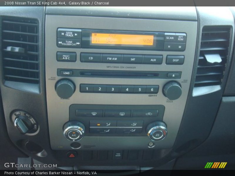 Galaxy Black / Charcoal 2008 Nissan Titan SE King Cab 4x4