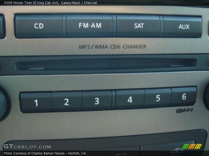 Galaxy Black / Charcoal 2008 Nissan Titan SE King Cab 4x4