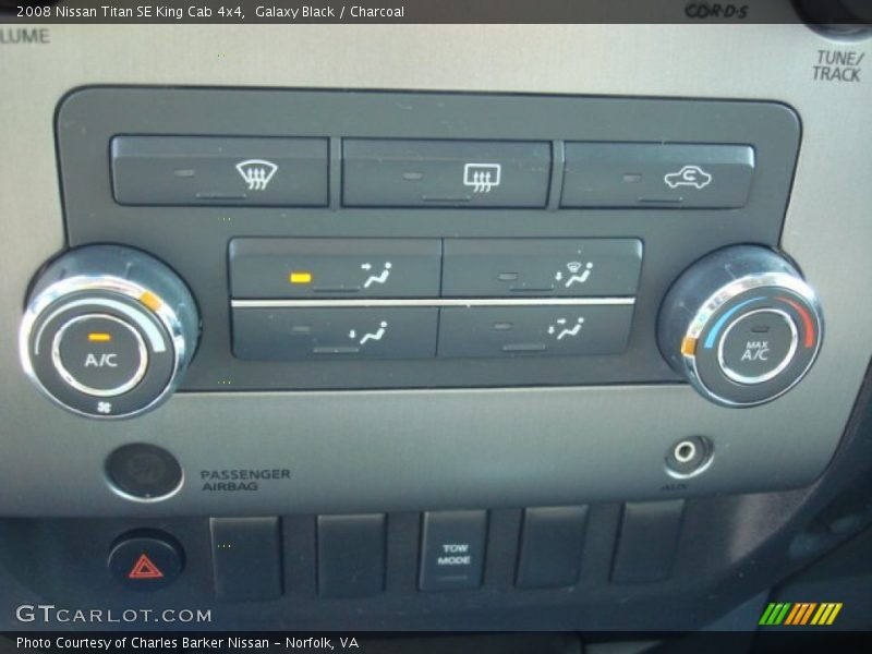 Galaxy Black / Charcoal 2008 Nissan Titan SE King Cab 4x4