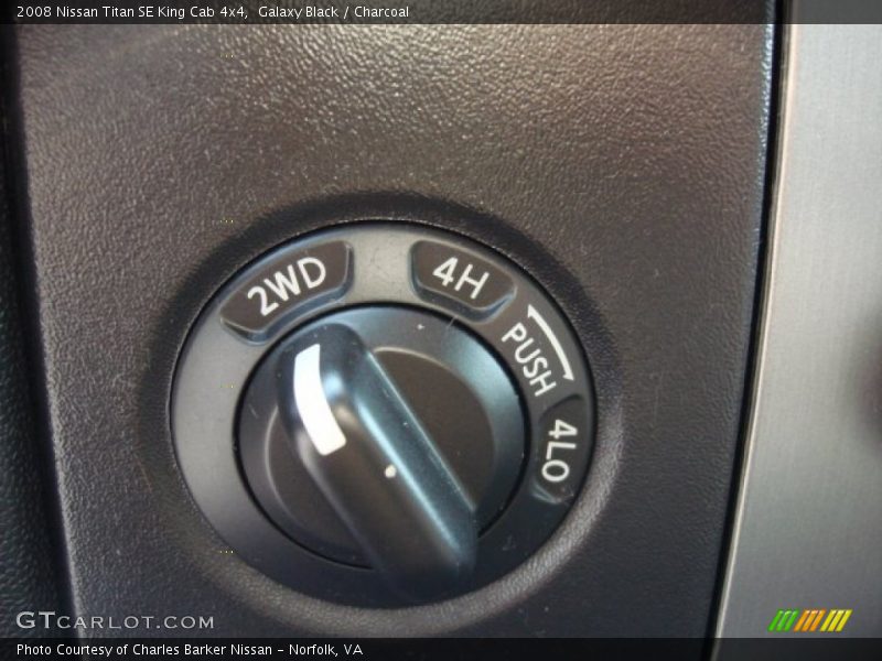 Galaxy Black / Charcoal 2008 Nissan Titan SE King Cab 4x4