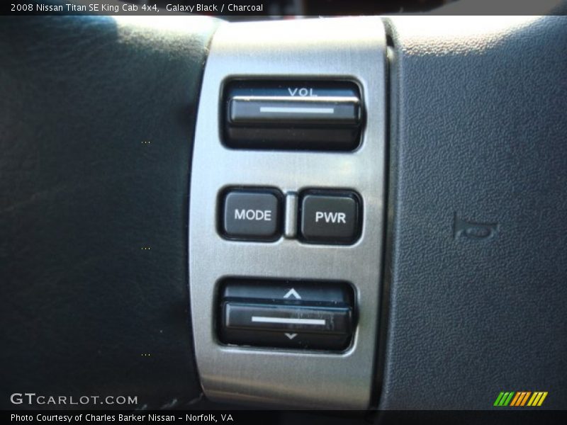 Galaxy Black / Charcoal 2008 Nissan Titan SE King Cab 4x4