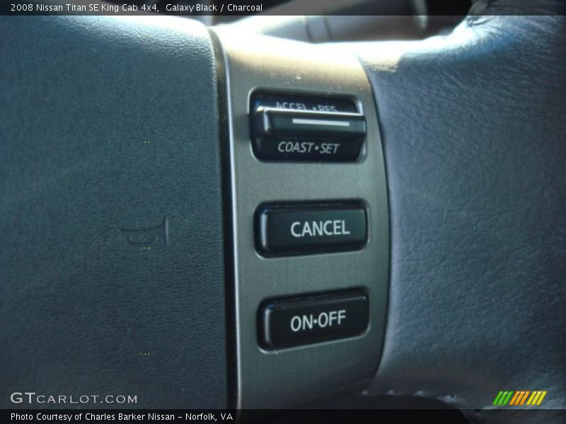 Galaxy Black / Charcoal 2008 Nissan Titan SE King Cab 4x4