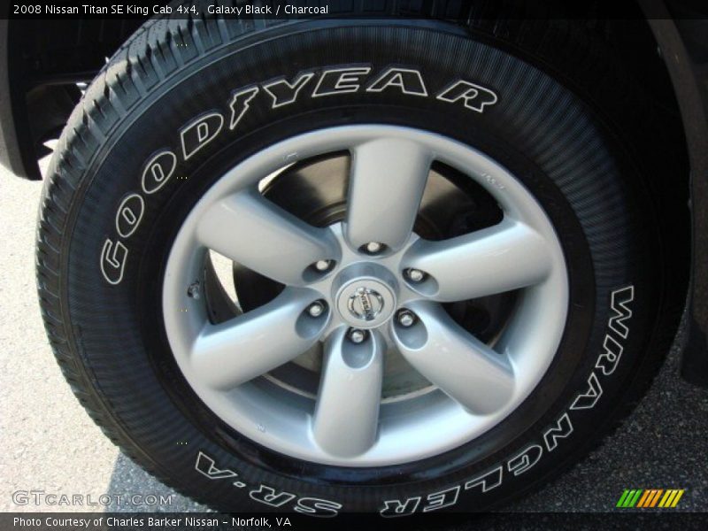Galaxy Black / Charcoal 2008 Nissan Titan SE King Cab 4x4