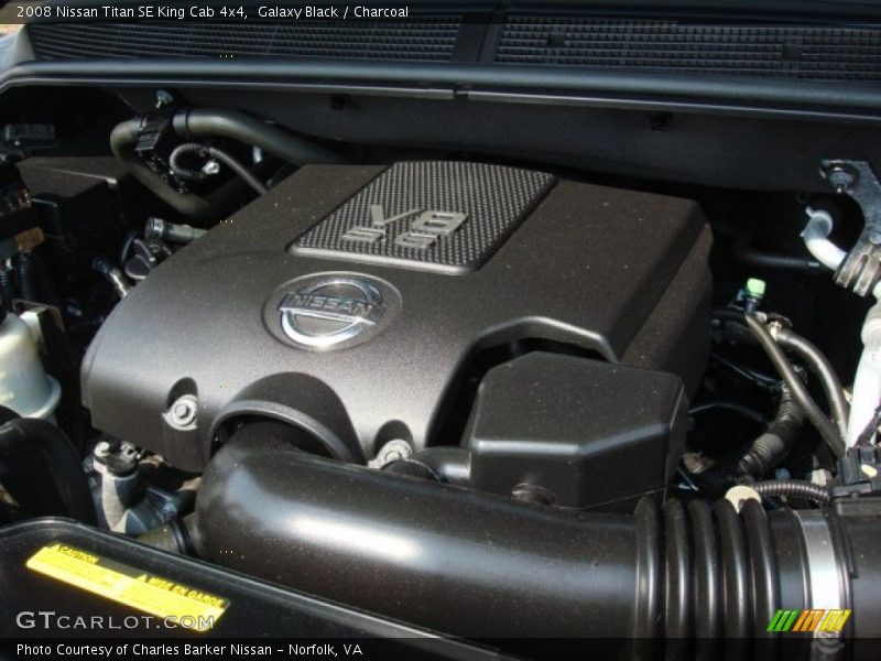 Galaxy Black / Charcoal 2008 Nissan Titan SE King Cab 4x4