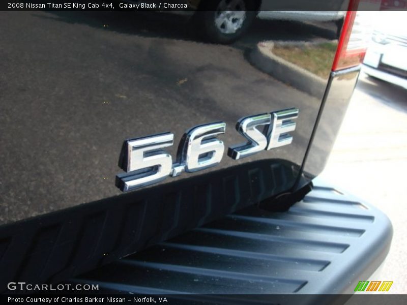 Galaxy Black / Charcoal 2008 Nissan Titan SE King Cab 4x4