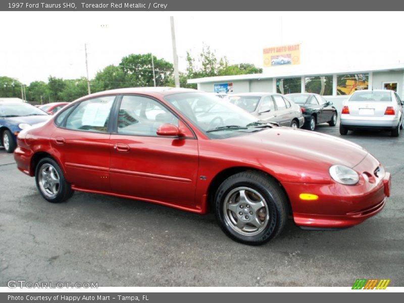 Toreador Red Metallic / Grey 1997 Ford Taurus SHO