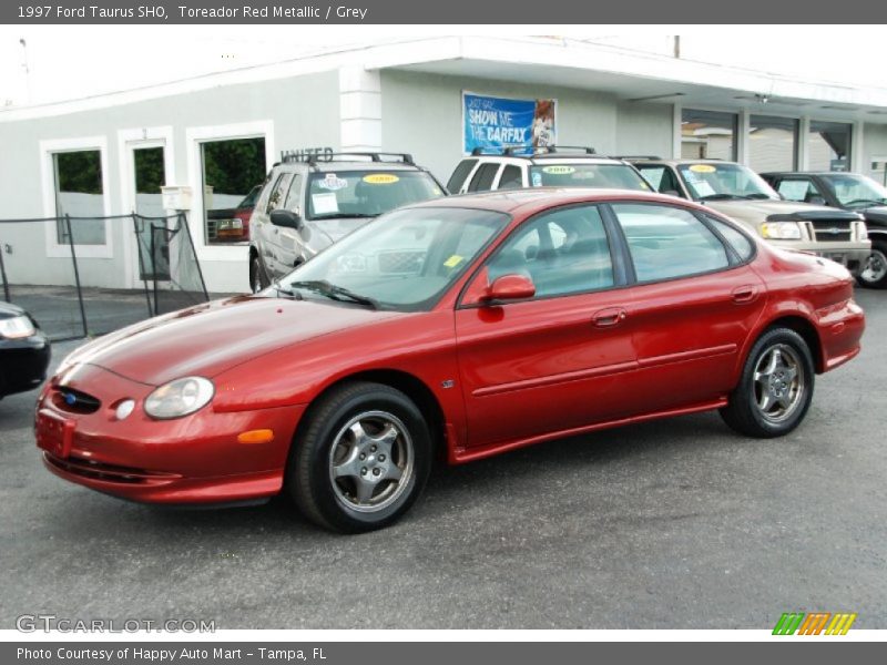 Toreador Red Metallic / Grey 1997 Ford Taurus SHO