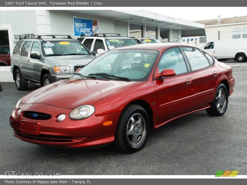 Toreador Red Metallic / Grey 1997 Ford Taurus SHO