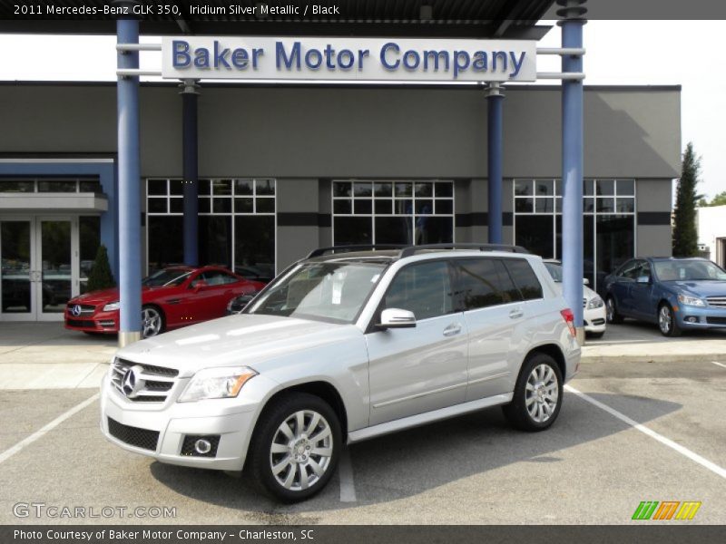 Iridium Silver Metallic / Black 2011 Mercedes-Benz GLK 350