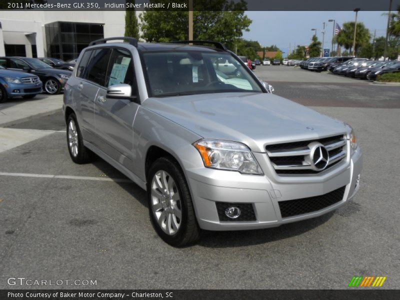 Iridium Silver Metallic / Black 2011 Mercedes-Benz GLK 350