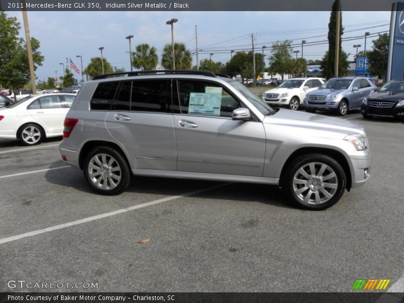 Iridium Silver Metallic / Black 2011 Mercedes-Benz GLK 350