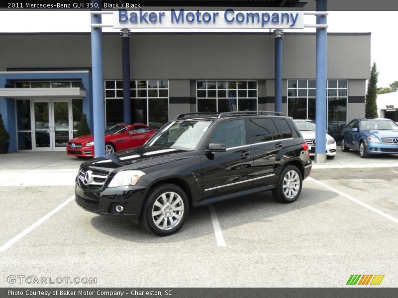 Black / Black 2011 Mercedes-Benz GLK 350