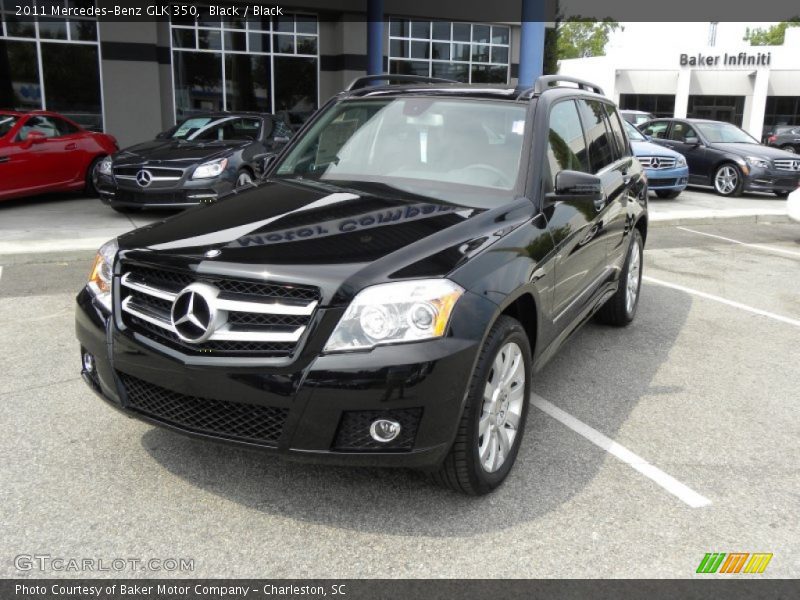 Black / Black 2011 Mercedes-Benz GLK 350