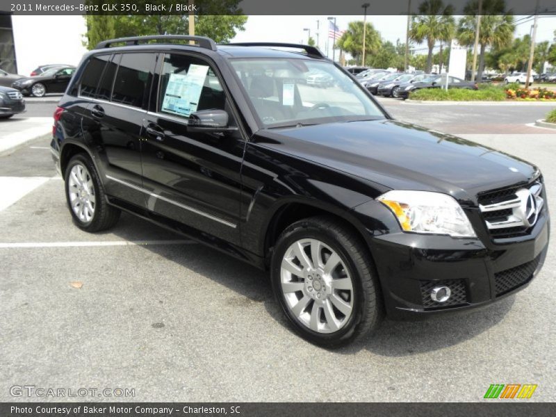 Black / Black 2011 Mercedes-Benz GLK 350