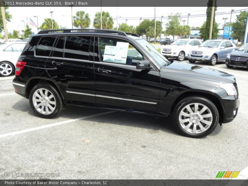 Black / Black 2011 Mercedes-Benz GLK 350