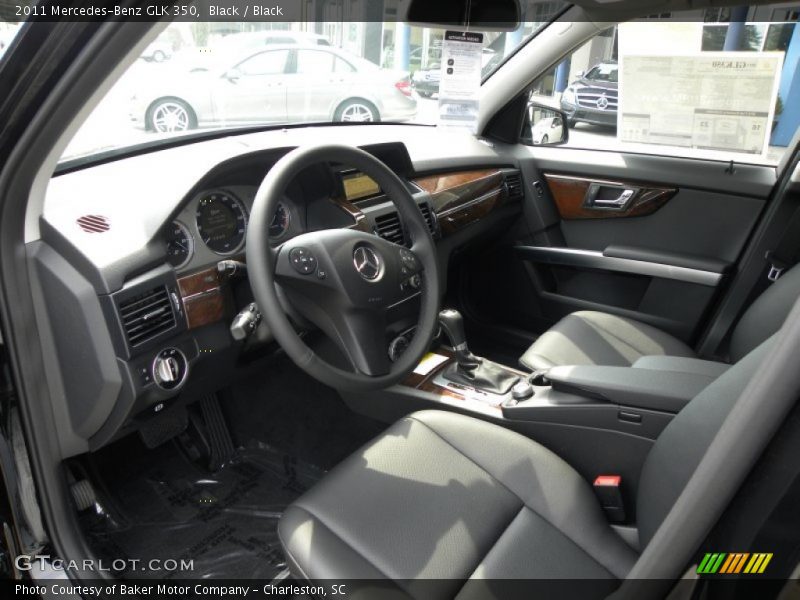 Black / Black 2011 Mercedes-Benz GLK 350