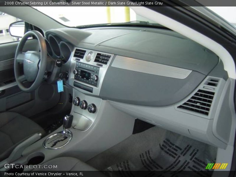 Silver Steel Metallic / Dark Slate Gray/Light Slate Gray 2008 Chrysler Sebring LX Convertible