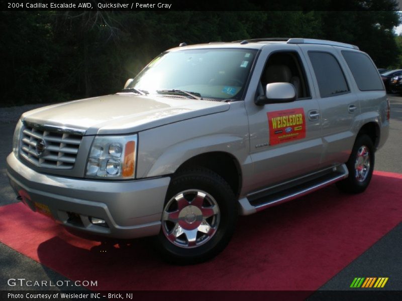 Quicksilver / Pewter Gray 2004 Cadillac Escalade AWD